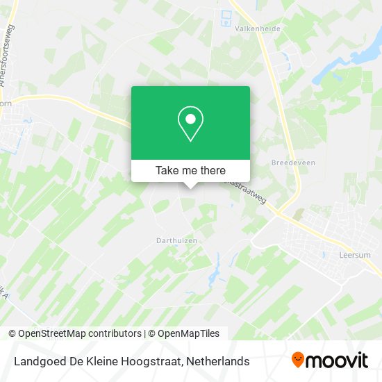 Landgoed De Kleine Hoogstraat map
