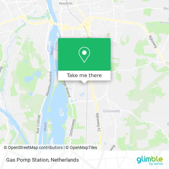 Gas Pomp Station Karte