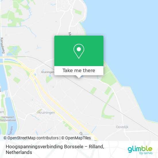 Hoogspanningsverbinding Borssele – Rilland map