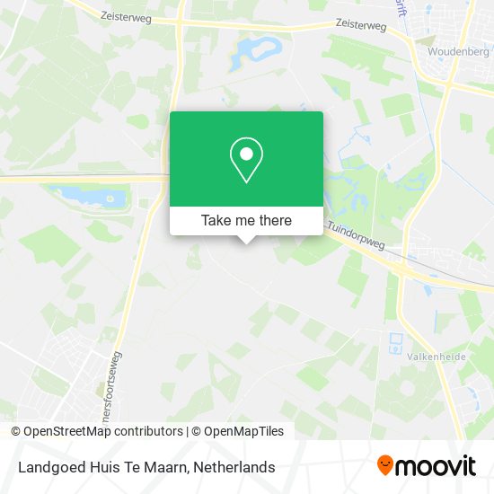 Landgoed Huis Te Maarn map