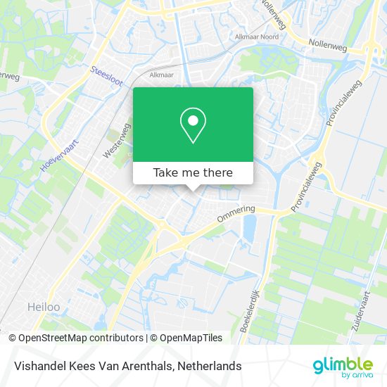 Vishandel Kees Van Arenthals map