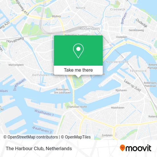 The Harbour Club map