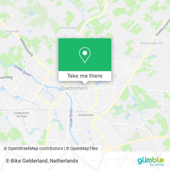 E-Bike Gelderland map