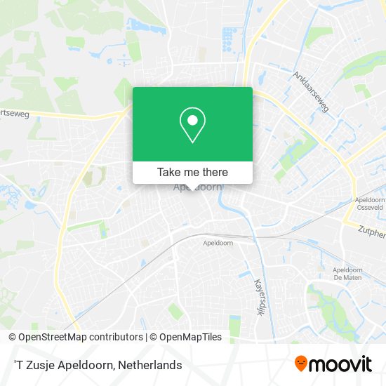 'T Zusje Apeldoorn map