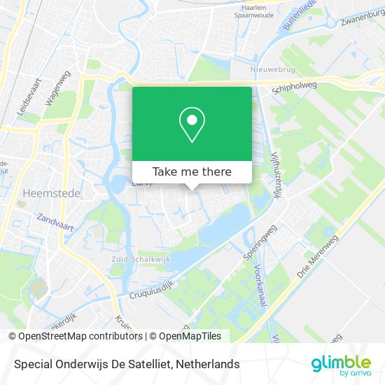 Special Onderwijs De Satelliet Karte