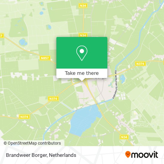 Brandweer Borger map