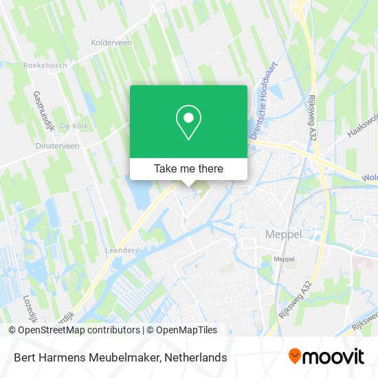 Bert Harmens Meubelmaker map