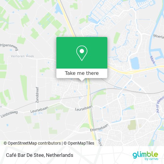 Café Bar De Stee map