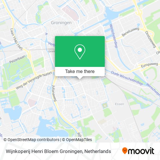 Wijnkoperij Henri Bloem Groningen map