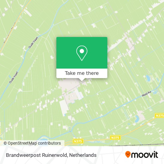 Brandweerpost Ruinerwold Karte