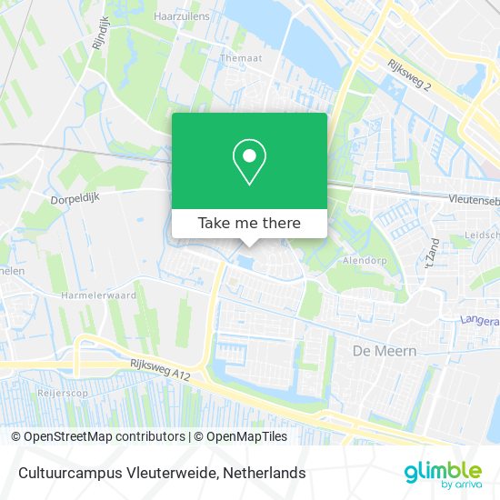 Cultuurcampus Vleuterweide Karte