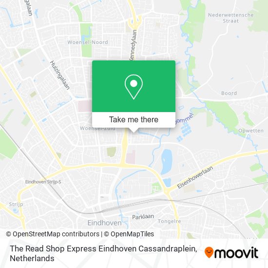 The Read Shop Express Eindhoven Cassandraplein map