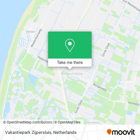 Vakantiepark Zijpersluis map
