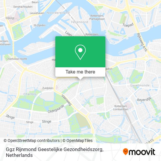 Ggz Rijnmond Geestelijke Gezondheidszorg map