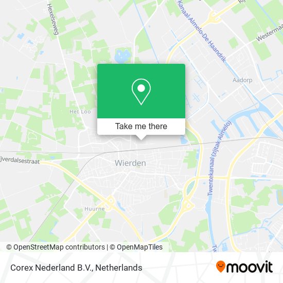 Corex Nederland B.V. Karte