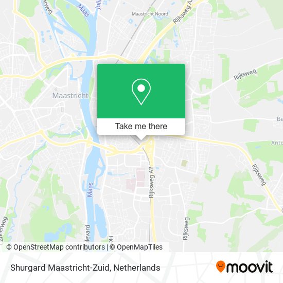 Shurgard Maastricht-Zuid map