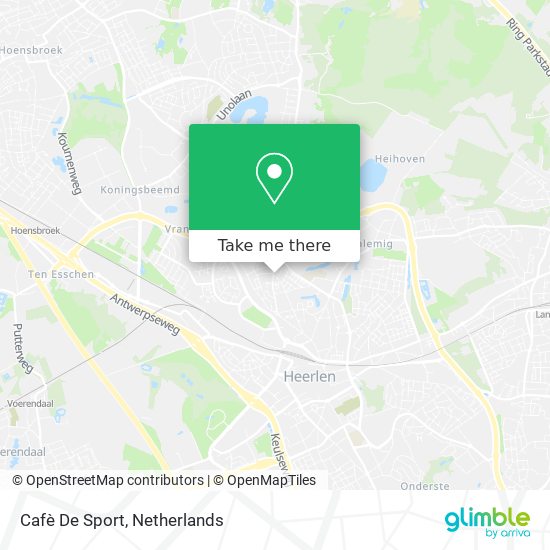 Cafè De Sport map