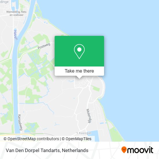 Van Den Dorpel Tandarts map