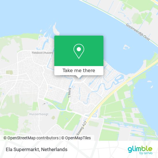 Ela Supermarkt map