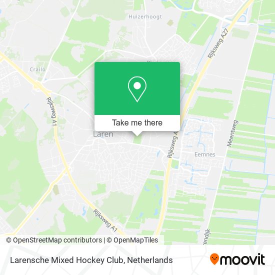 Larensche Mixed Hockey Club map