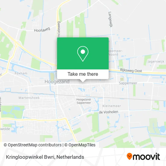 Kringloopwinkel Bwri map