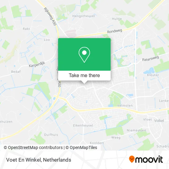 Voet En Winkel map