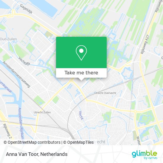 Anna Van Toor map
