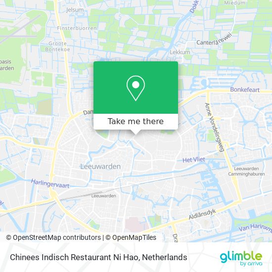 Chinees Indisch Restaurant Ni Hao map