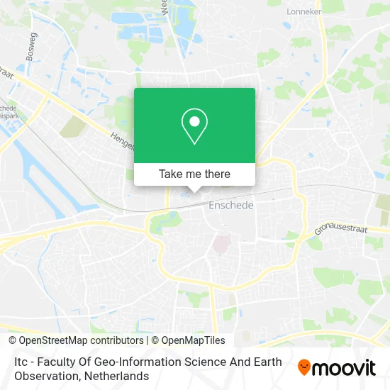 Itc - Faculty Of Geo-Information Science And Earth Observation map