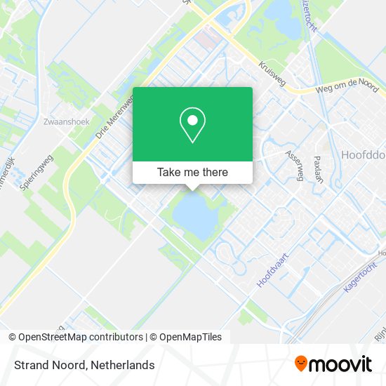 Strand Noord map