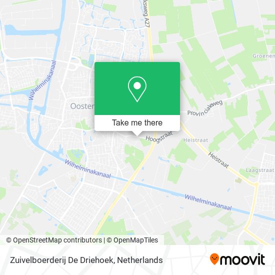 Zuivelboerderij De Driehoek map