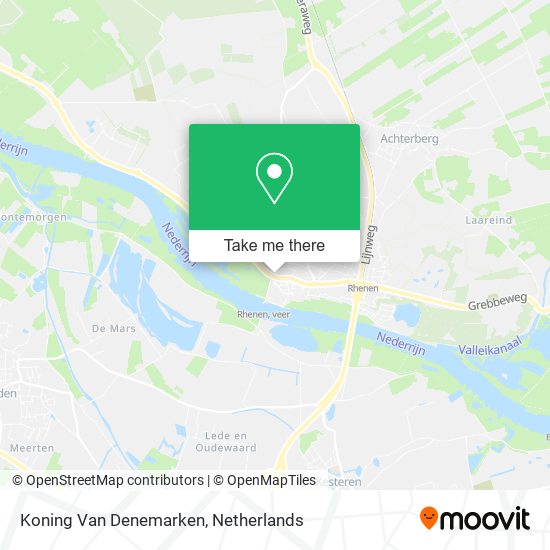 Koning Van Denemarken map