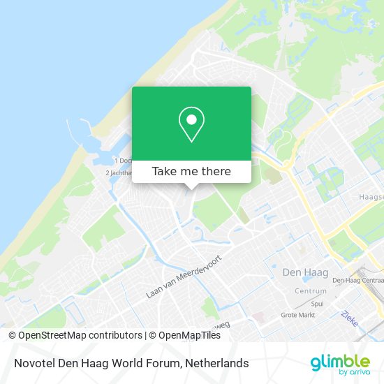 Novotel Den Haag World Forum Karte