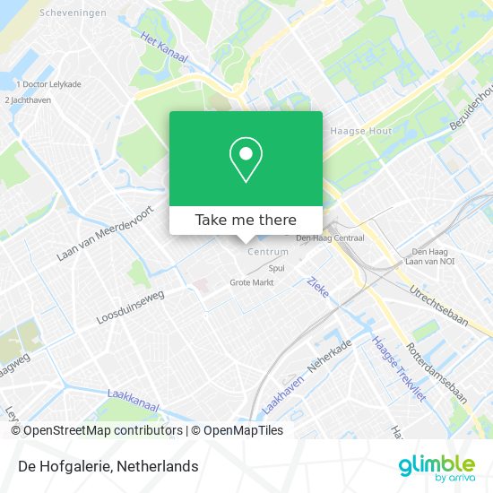 De Hofgalerie map