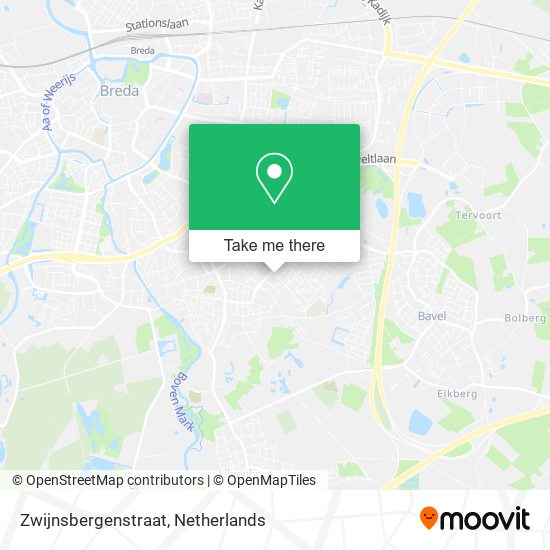 Zwijnsbergenstraat map