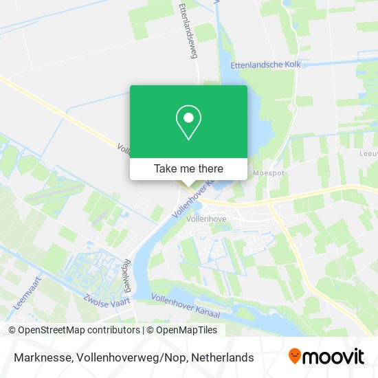 Marknesse, Vollenhoverweg/Nop map