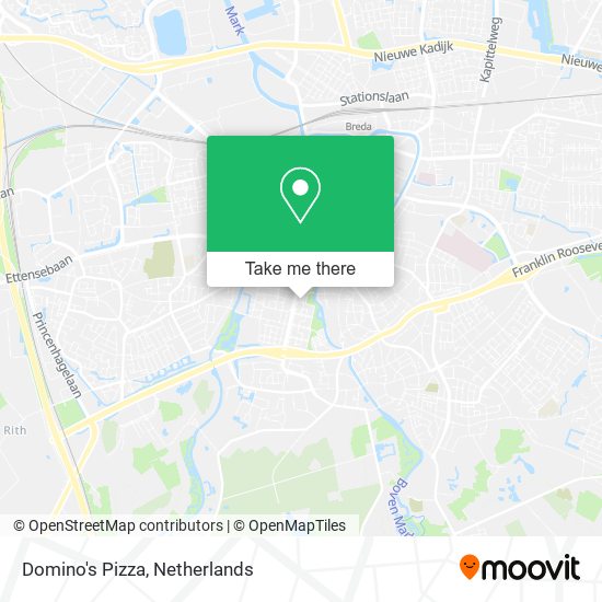 Domino's Pizza map