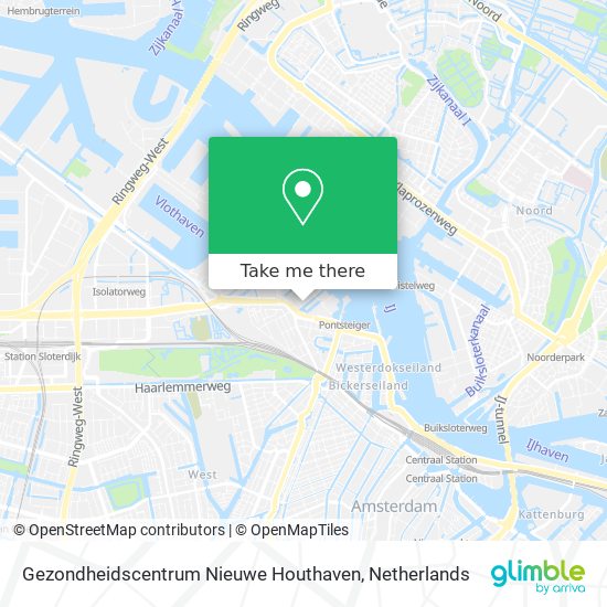 Gezondheidscentrum Nieuwe Houthaven map