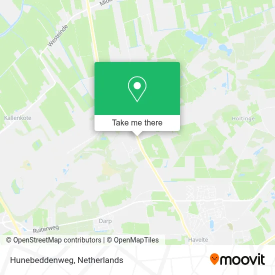 Hunebeddenweg Karte
