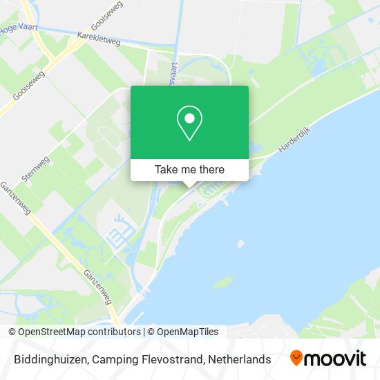 Biddinghuizen, Camping Flevostrand map