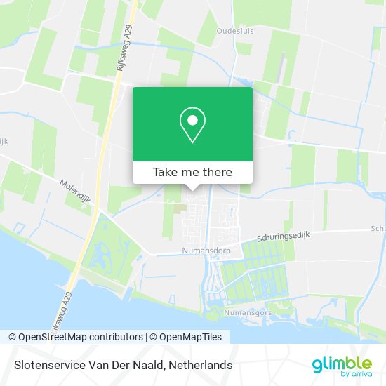 Slotenservice Van Der Naald map