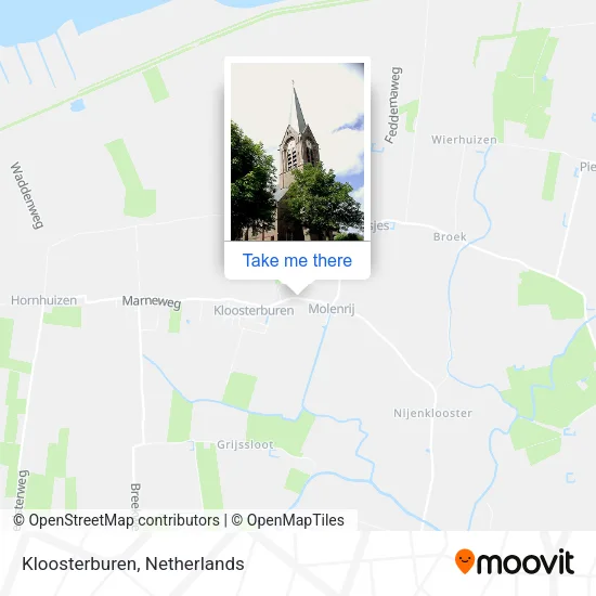 Kloosterburen map