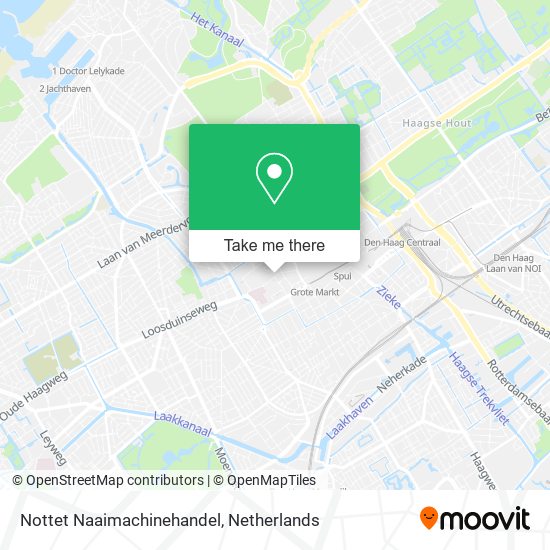 Nottet Naaimachinehandel Karte