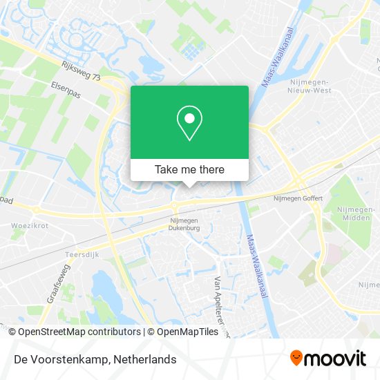 De Voorstenkamp Karte