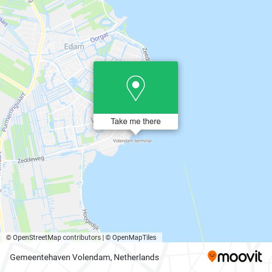 Gemeentehaven Volendam map