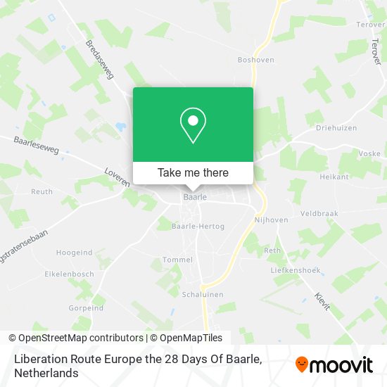 Liberation Route Europe the 28 Days Of Baarle map