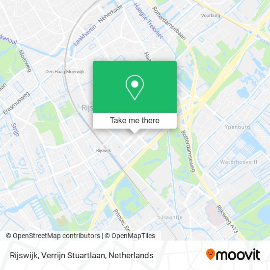 Rijswijk, Verrijn Stuartlaan map