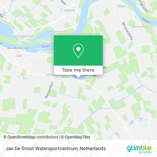 Jan De Groot Watersportcentrum map