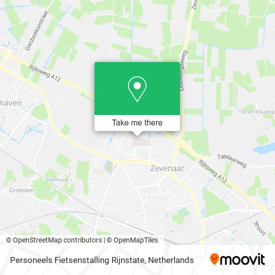 Personeels Fietsenstalling Rijnstate map