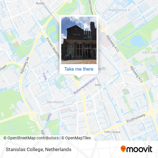 Stanislas College map